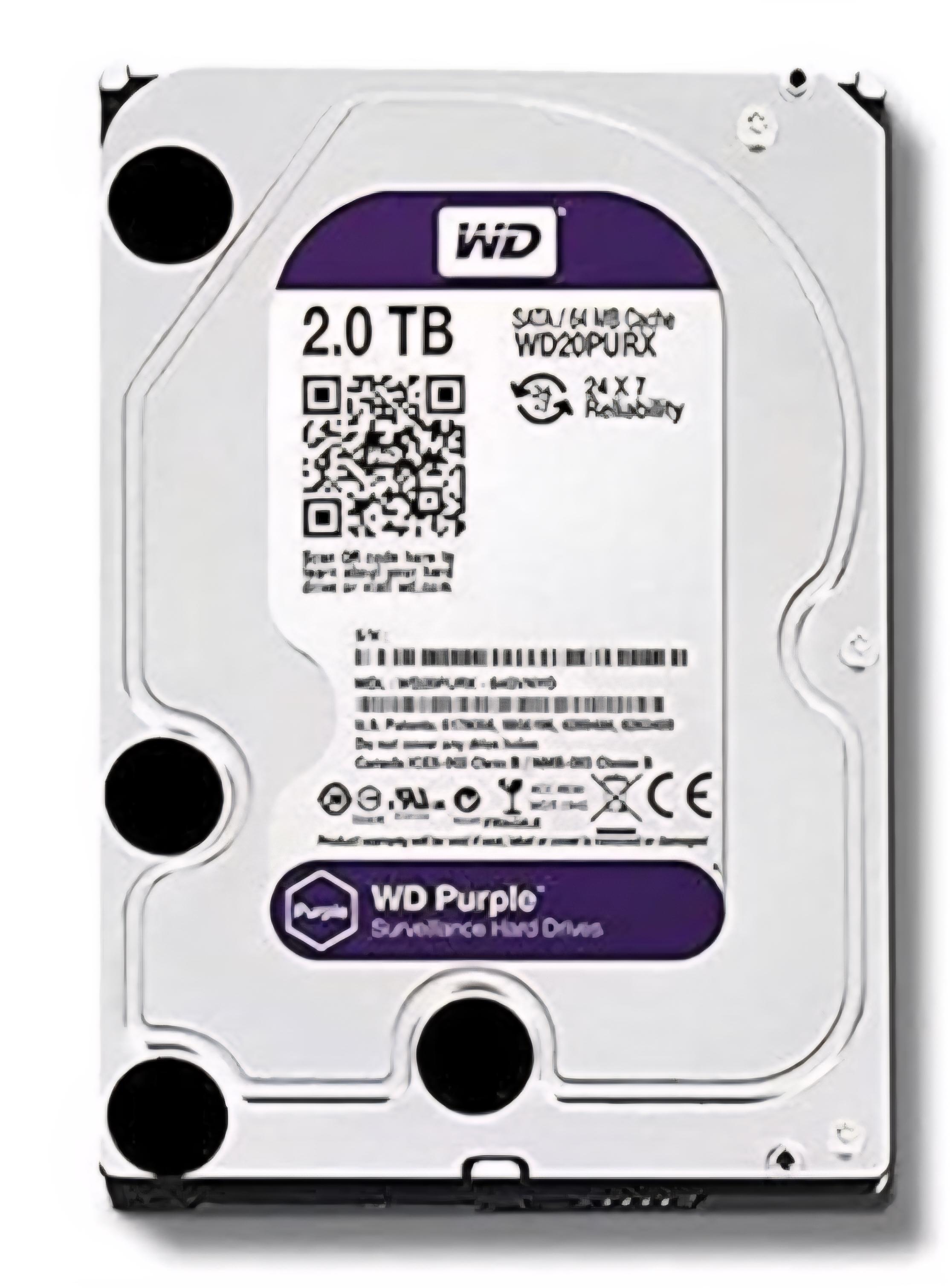 هارد 2 تيرا بيربل wd