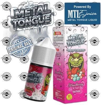 METAL STRAW KIWI LYCHEE SALT فراوله كيوى ليتشي