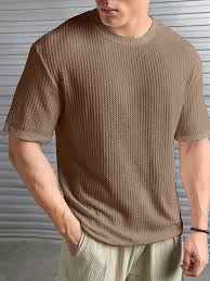 تيشيرت رجالي كاجوال قماش ناعم