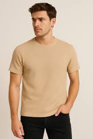 تيشيرت رجالي كاجوال قماش ناعم