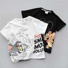 تيشيرت أطفال ولادي قطني برسومات مرحة