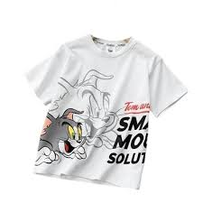 تيشيرت أطفال ولادي قطني برسومات مرحة