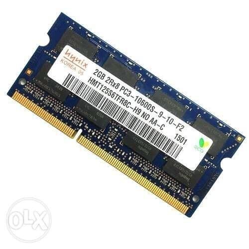 رامات لا ب ddr3 2 giga