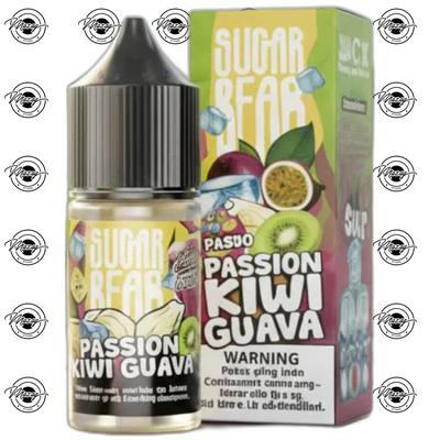 باشون كيوى جوافه  SUGARBEAR PASSION KIWI GUAVA SALT